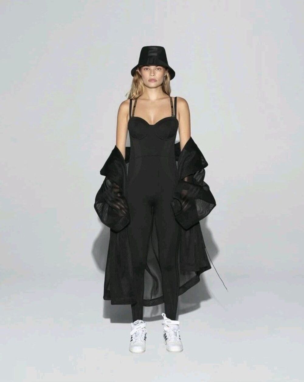 Adidas x Ivy Park by Beyonce Limited Collection Knit Catsuit Black Size M $250